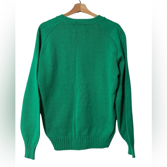 Vintage- Isle of Cotton Green Crewneck Sweater men’s size Medium Unisex - Picture 2 of 7